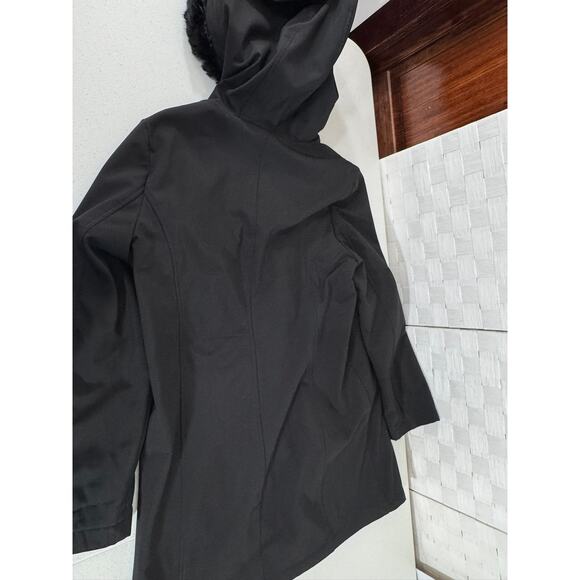 "IVANKA TRUMP" Parka Faux Fur Hooded Coat Toggle Closure SZ L Old Money Classy - Picture 13 of 13